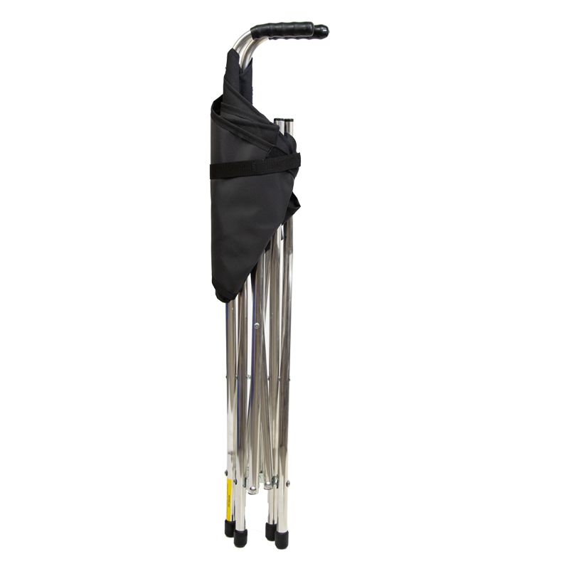Out and About Black Folding Walking Seat Stick
