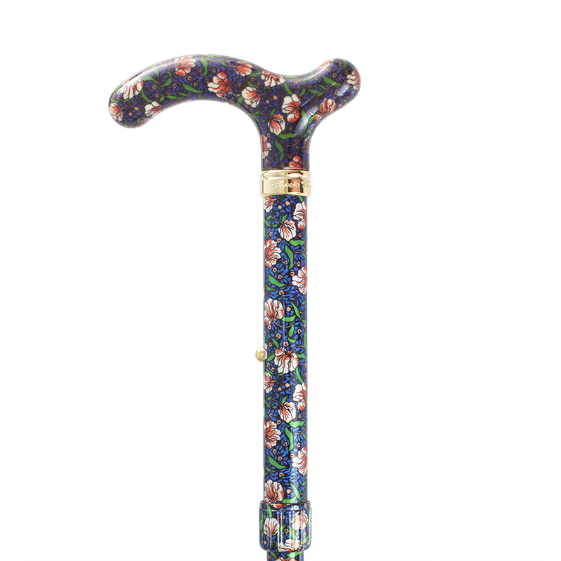 Petite Adjustable Folding Easy-Joint Summer Floral Walking Cane