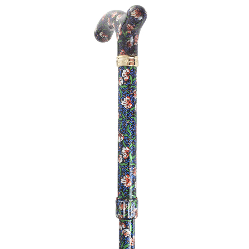 Petite Adjustable Folding Easy-Joint Summer Floral Walking Cane