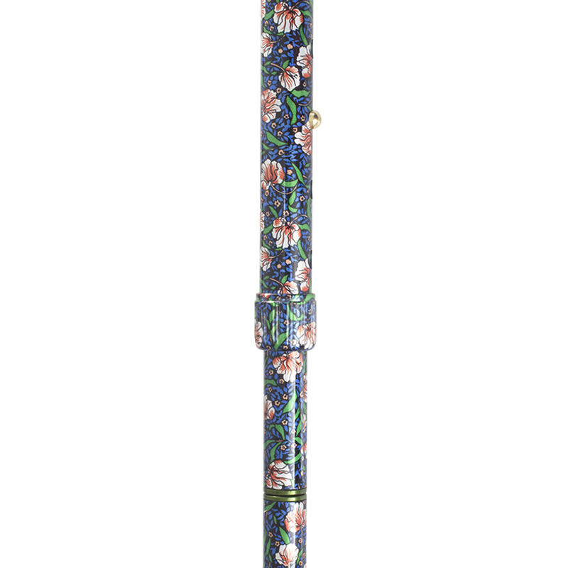 Petite Adjustable Folding Easy-Joint Summer Floral Walking Cane