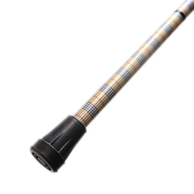 Petite Adjustable Folding Fashion Derby Handle Checkered Walking Cane