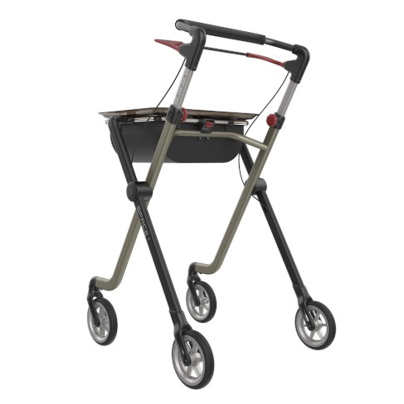 Rehasense Space I Indoor Rollator (Black and Champagne)