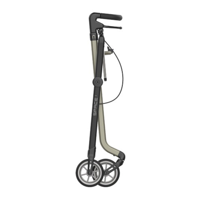 Rehasense Space I Indoor Rollator (Black and Champagne)