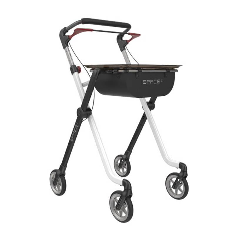 Rehasense Space I Indoor Rollator (White and Black)