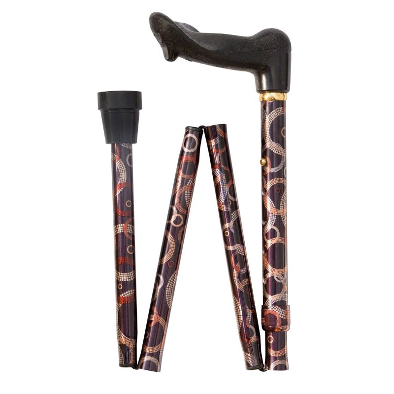 walking cane folding handed adjustable orthopaedic left brown abstract sticks walkingsticks stick