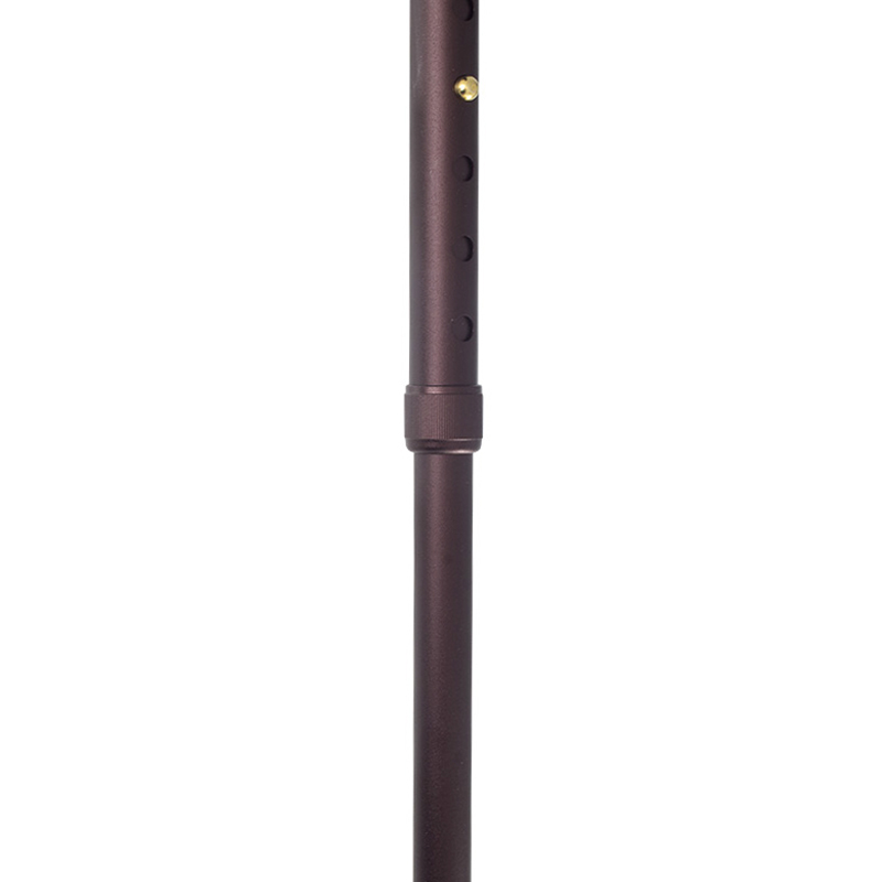 Right-Handed Adjustable Relax-Grip Marbled Cream Orthopaedic Walking Cane