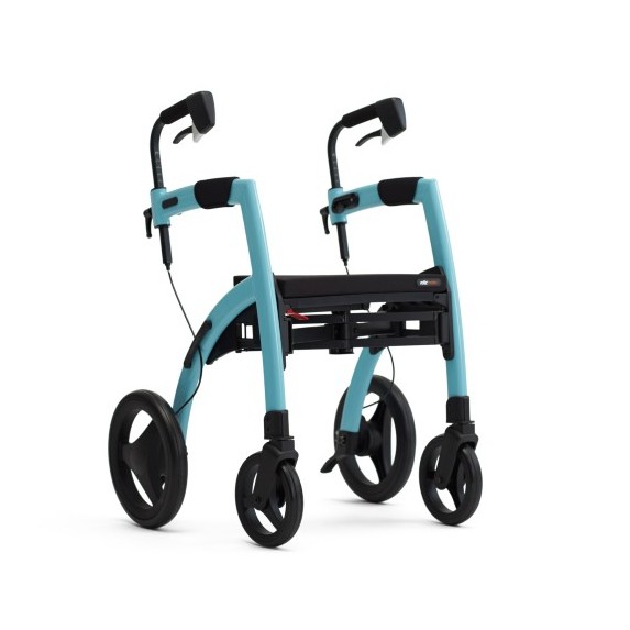 Rollz Motion 2 Combined Rollator and Wheelchair (Island Blue)