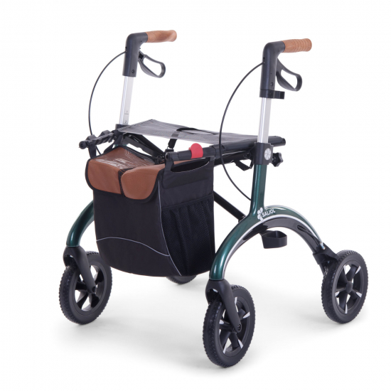 Saljol Carbon Lightweight Rollator (British Racing Green)