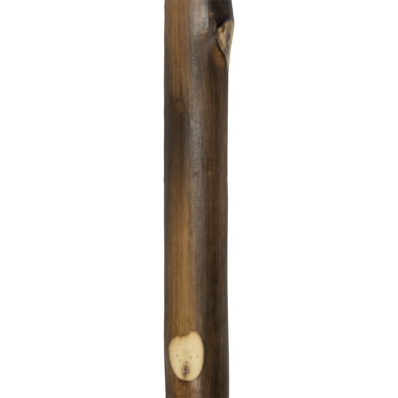 Scorched Chestnut Crook Handle Walking Stick