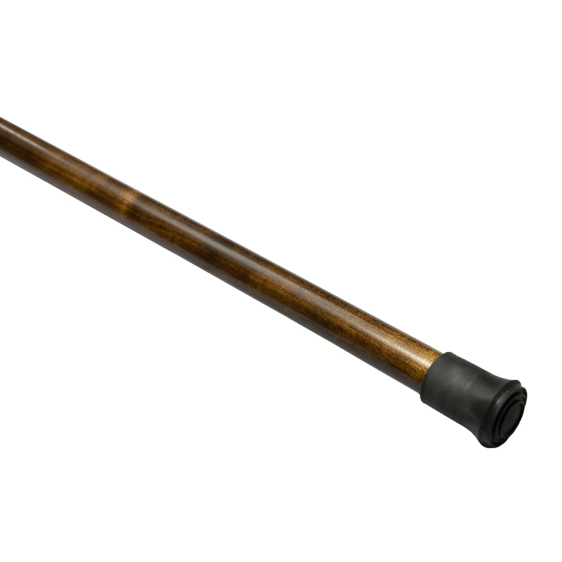 Scorched Maple Crook Handle Walking Stick