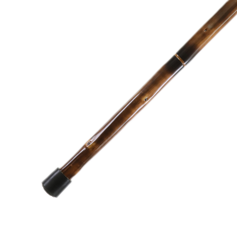 Scorched Chestnut Crook Handle Walking Stick