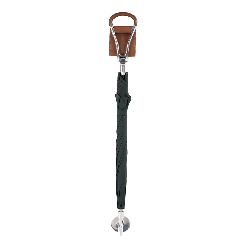 Shooting Stick Umbrella with Leather Seat