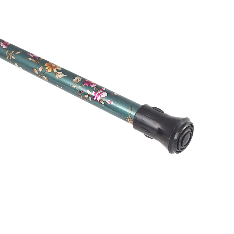 Slimline Extending Green Floral Chelsea Cane