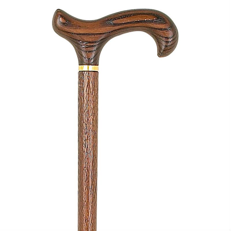 Snakewood-Effect Derby Handle Walking Stick