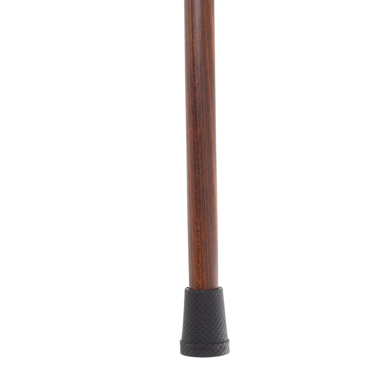 Tall Beech Derby Cane with Spiral Carving