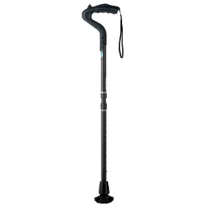 Ergoactives Ergocane 2G Black Shock Absorbing Cane