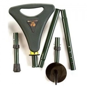 Elite Folding Walking Seat Stick Set (Green)
