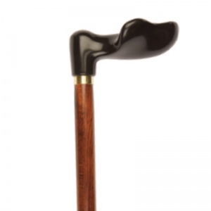 Sturdy Anatomical Handle Fischer Walking Stick (Left Hand)