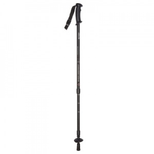 Black Height-Adjustable Shock-Absorbing Aluminium Hiking Pole