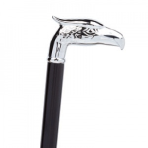 Eagle Handle Chrome Dress Cane