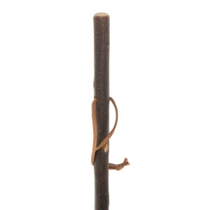 Chestnut Bark Walking Staff with Compass