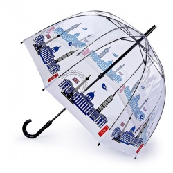 Fulton Birdcage 2 National Gallery Clear Dome Umbrella (Skyline)