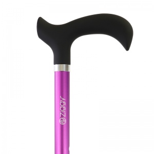 Ziggy Derby Handle Adjustable Walking Stick (Purple)