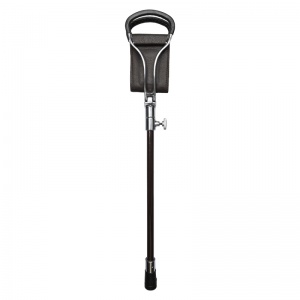 Adjustable Brown Promenade Shooting Stick Seat