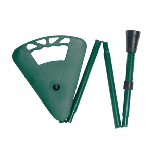 Adjustable Green Foldaway Flipstick Seat Stick