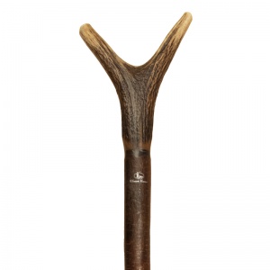 Antler Thumbstick Handle Blackthorn Walking Stick