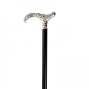 Art Nouveau Derby Handle Black Beech Walking Stick