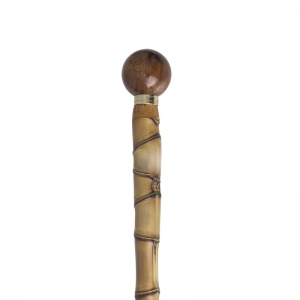 Bamboo Ball Handle Wooden Cane