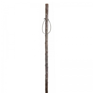 Traditional Blackthorn Country Walking and Hiking Staff with Wrist Strap