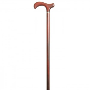 Burgundy Melbourne Derby Walking Cane
