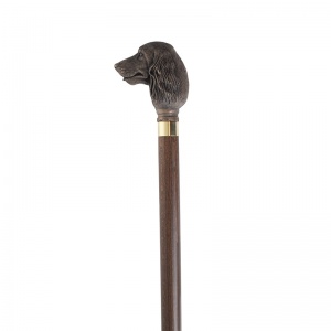 Bronze-Effect Cocker Spaniel Collectors' Walking Stick
