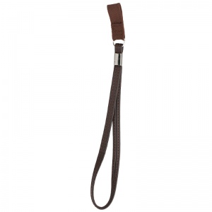 Brown Leather Wrist Strap for Walking Sticks and Canes