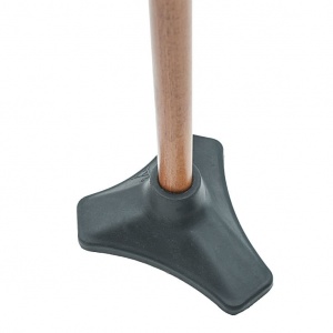 Stabilising Black Rubber Tripod Walking Stick Ferrule