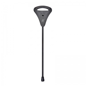 Black Flipstick Fixed Height Walking Seat Stick