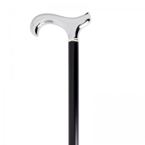 Chrome Derby Handle Walking Stick