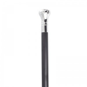 Chrome-Plated Capstick Handle Formal Walking Cane