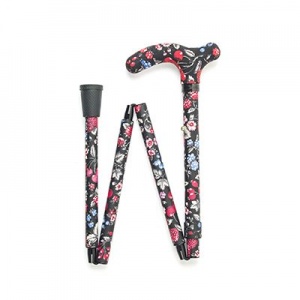 Easy Folding Adjustable Summer Fruits Derby Walking Stick