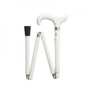 Derby Height Adjustable Folding White Cane for the Blind
