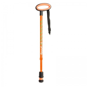 Flexyfoot Orange Telescopic Walking Stick