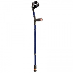 Flexyfoot Standard Soft Grip Handle Closed Cuff Blue Crutch