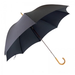 Fox Umbrellas GT3 Malacca Crook Handle Black Umbrella
