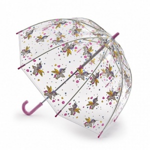 Fulton Funbrella Clear Dome Children's Umbrella (Bella the Unicorn)