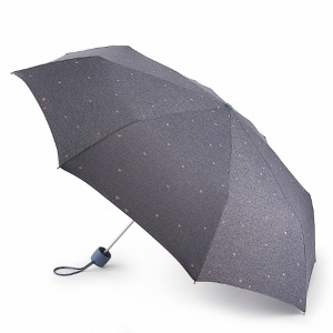 Fulton Superlite 2 Folding Umbrella (Denim Hearts)