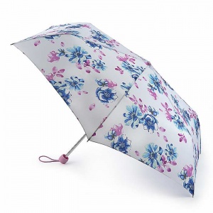 Fulton Superslim 2 Lightweight Folding Umbrella (Pastel Petals)