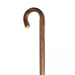 Gents' Scorched Chestnut Crook Walking Stick