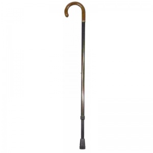 Height Adjustable Ash Crook Walking Stick